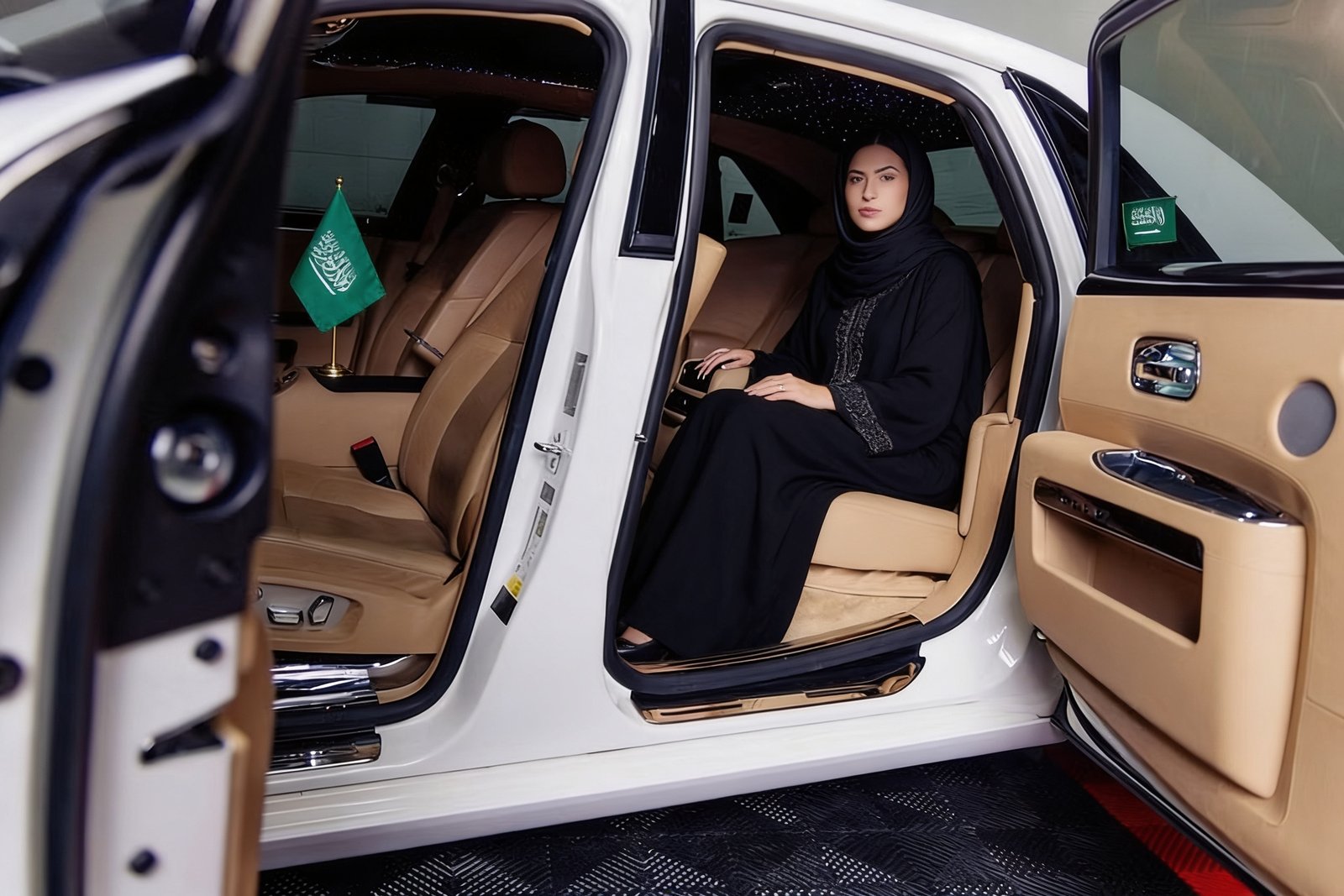 Chauffeur in vehicle